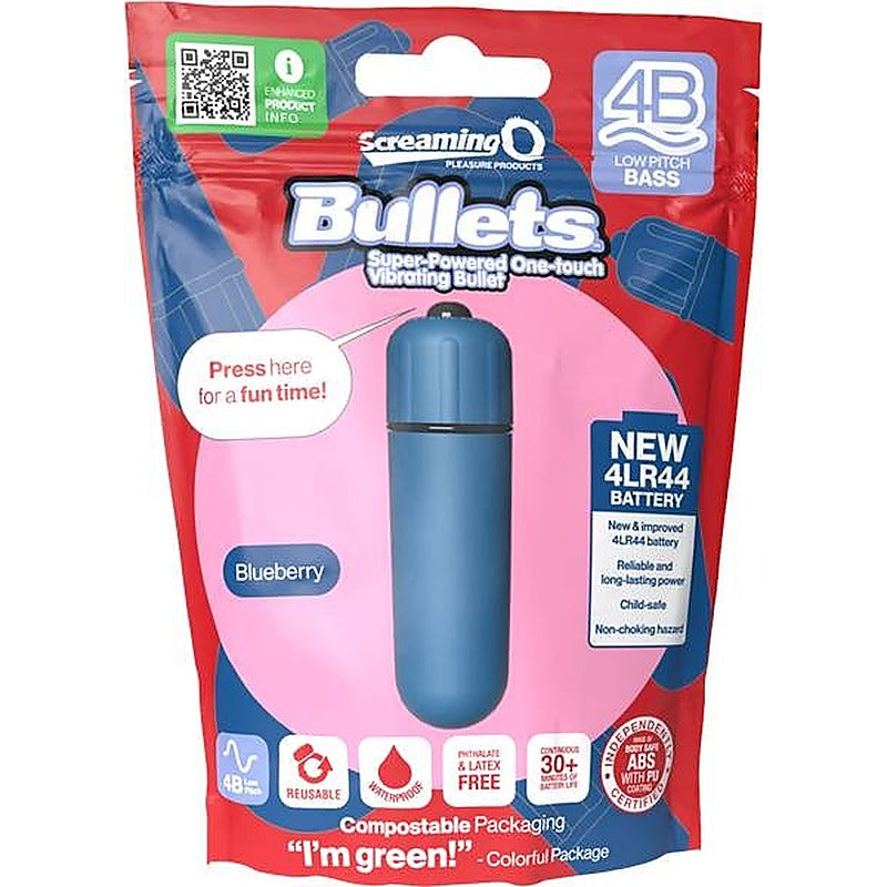 4B Low Pitch Bass Waterproof Bullet By Screaming O - Bullet Vibrators