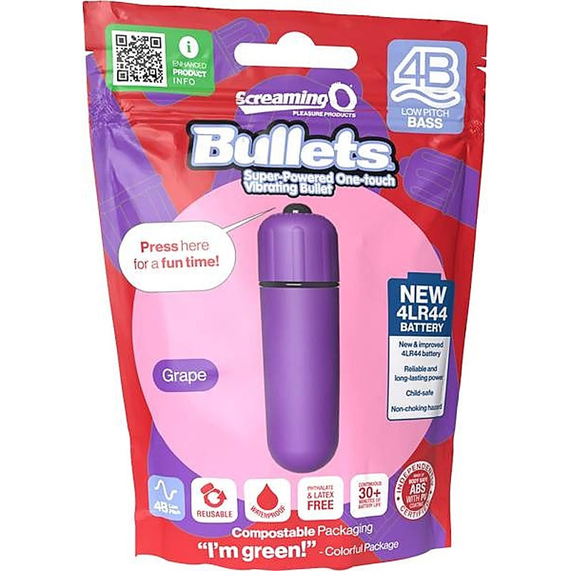 4B Low Pitch Bass Waterproof Bullet By Screaming O - Bullet Vibrators