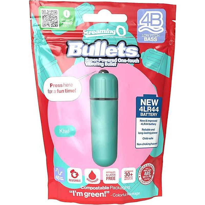 4B Low Pitch Bass Waterproof Bullet By Screaming O - Bullet Vibrators