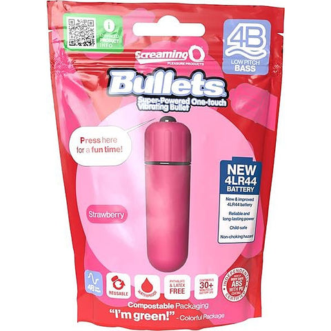 4B Low Pitch Bass Waterproof Bullet By Screaming O - Bullet Vibrators