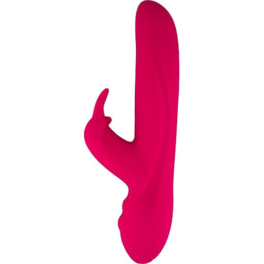 Seven Creations Unik Multi Function Rechargeable Rabbit Vibrator Red - Rabbit Vibrators
