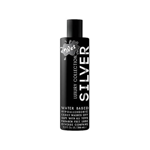 Wet Silver Water Based Hypoallergenic Adult Lubricant