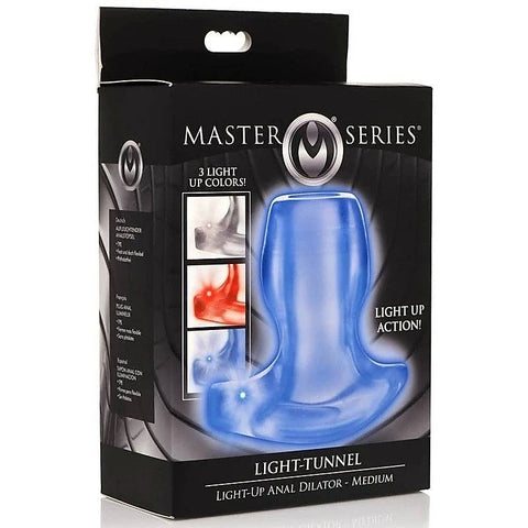 Master Series Light Tunnel Light Up Anal Dilator - Butt Plugs