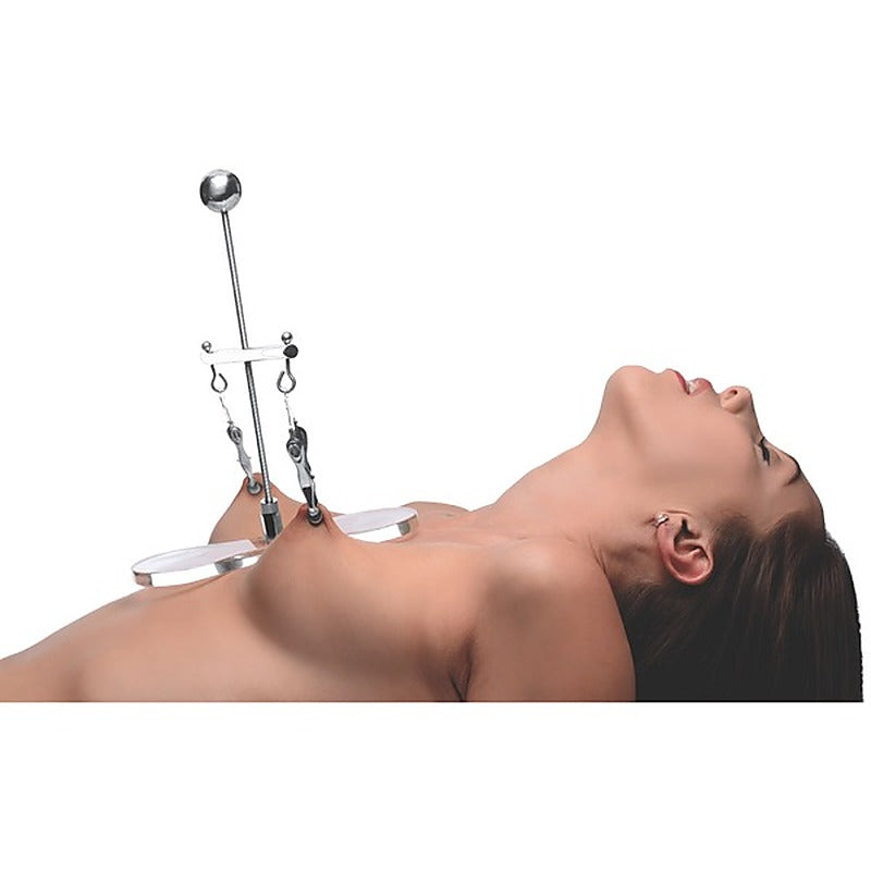 Master Series Tower Of Pain Nipple Clamps By Xr Brands - Nipple and Clit Clamps