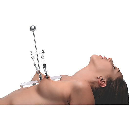 Master Series Tower Of Pain BDSM Play Nipple Clamps - Nipple and Clit Clamps