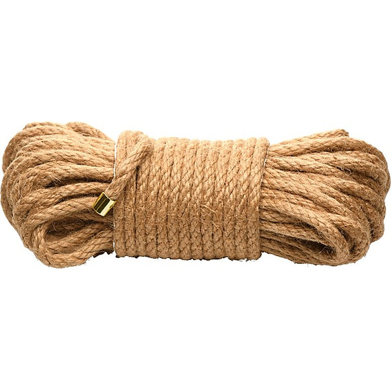 Master Series Tied Up Ultra Premium Braided Jute Bondage Rope 50 Feet - Cuffs And Restraints