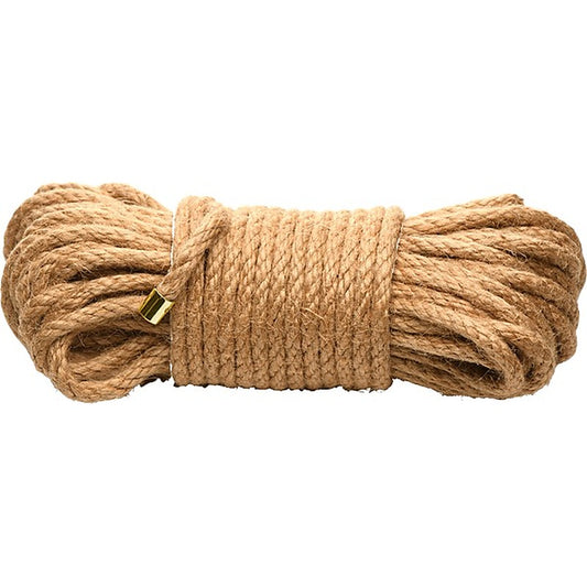 Master Series Tied Up Ultra Premium Braided Jute Bondage Rope 50 Feet - Cuffs And Restraints