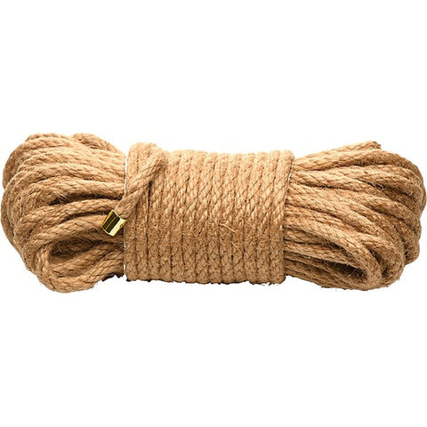 Master Series Tied Up Ultra Premium Braided Jute Bondage Rope 50 Feet - Cuffs And Restraints