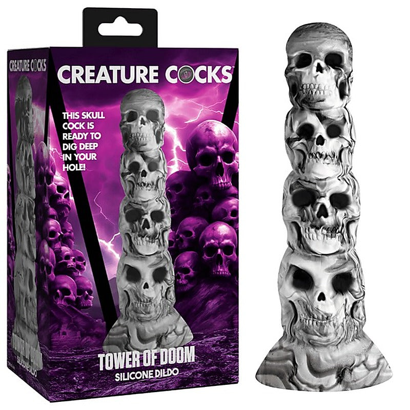 Tower Of Doom Silicone Dildo By Xr Brands - Realistic Dildos