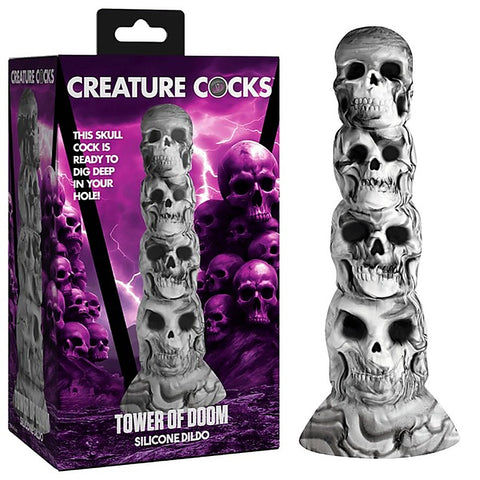 Tower Of Doom Silicone Dildo By Xr Brands - Realistic Dildos