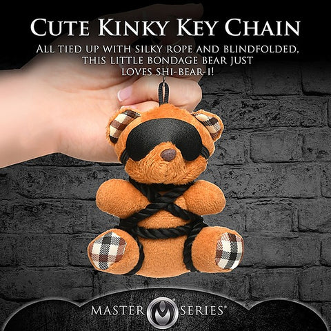 Master Series Rope Teddy Bear Key Chain - Party Gifts and Novelties