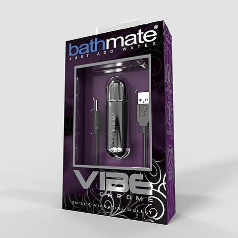Bathmate VIBE Waterproof Bullet Vibrator Chrome - Bullet Vibrators