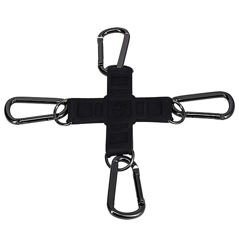 Doc Johnson Fort Troff Tactical BDSM Play Hogtie Black - Cuffs And Restraints