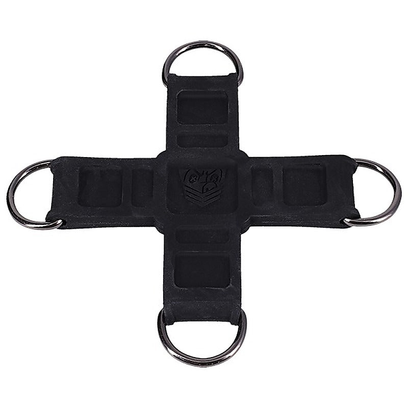 Doc Johnson Fort Troff Tactical BDSM Play Hogtie Black - Cuffs And Restraints