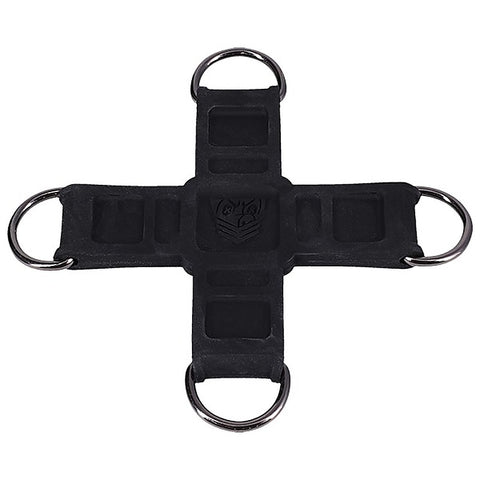 Doc Johnson Fort Troff Tactical BDSM Play Hogtie Black - Cuffs And Restraints