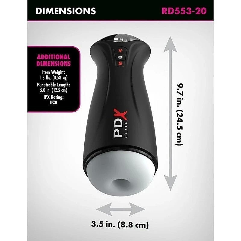 Pdx Elite Fap Gasm Male Masturbator By Pipedream Products - Masturbators and Strokers