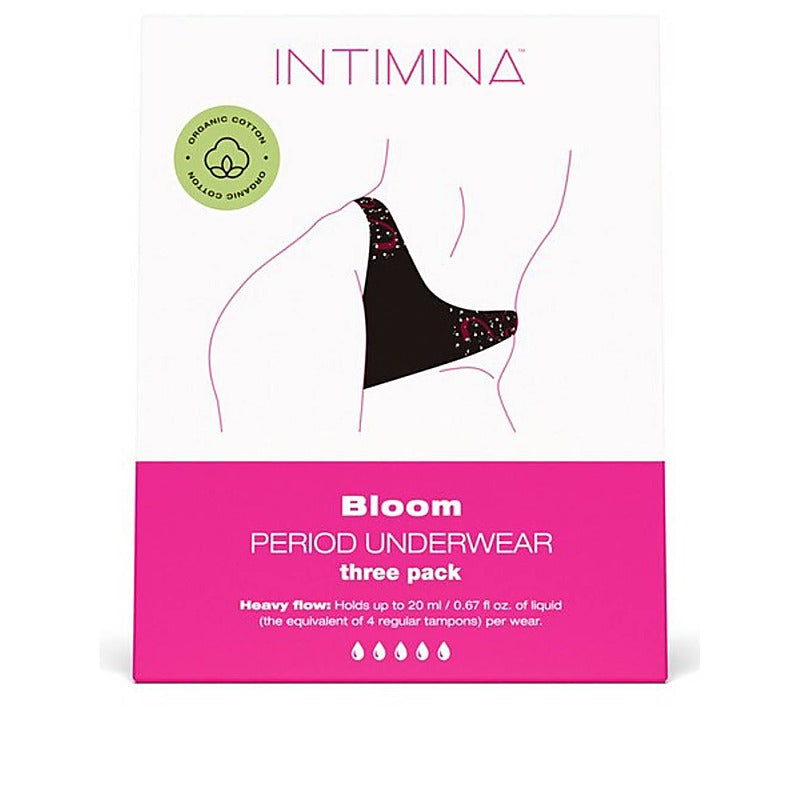 Bloom Menstrual Womens Panties 3 Pack By Intimina - G-Strings, Panties and Shorts