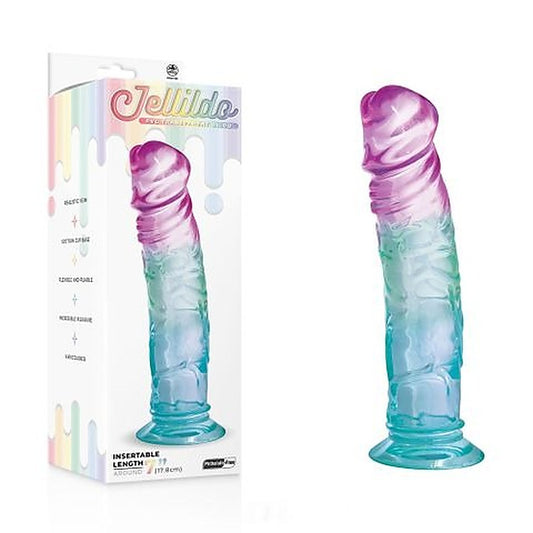 Excellent Power Jellido Clear Coloured 18 Cm Realistic Dildo - Realistic Dildos