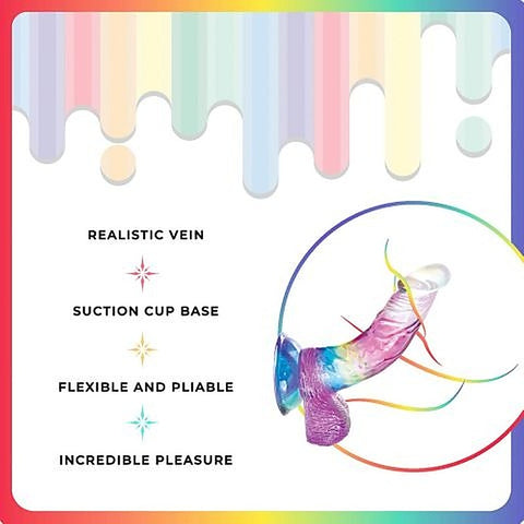 Excellent Power Jellido Clear Coloured 14 Cm Curved Dildo - Realistic Dildos