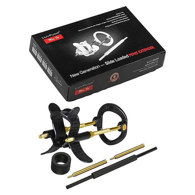 Luvpump Max Fit Hybrid Penis Extender Kit By Shots Toys - Penis Sleeves and Extenders