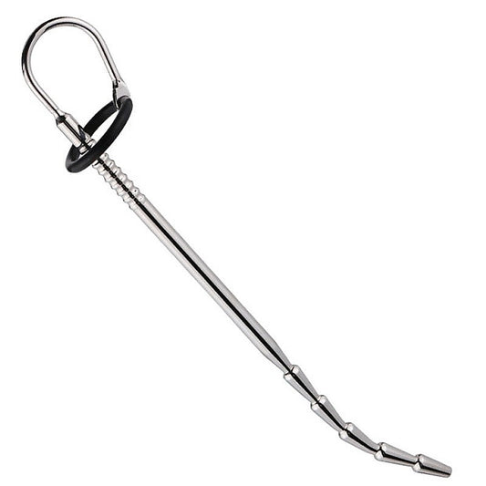 BDStyle Mens Long Penis Plug with Glans Ring - Penis Plugs