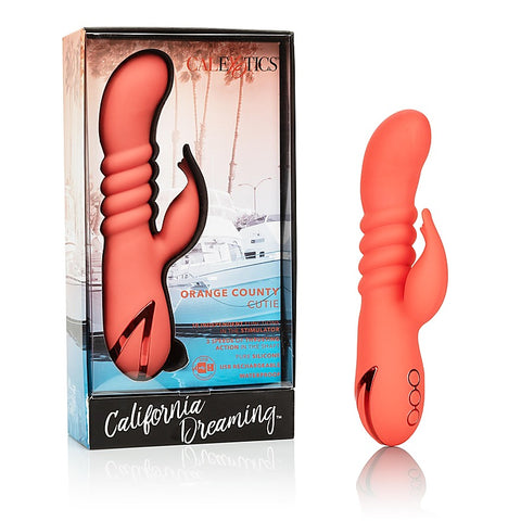 California Dreaming Orange County Cutie Rabbit Vibrator - Rabbit Vibrators