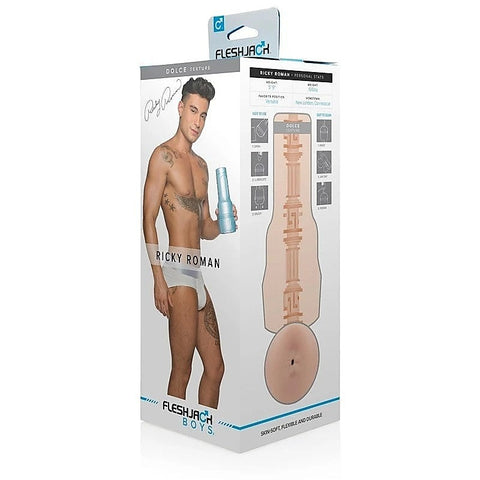 Fleshjack Boys Ricky Roman Dolce Male Masturbator