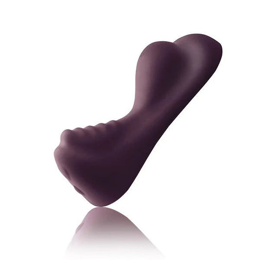 Rocks Off Ruby Glow 10 Speed Vaginal and Clitoral Massager Purple - G-Spot Vibrators