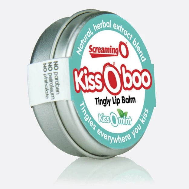 Screaming O KissOBoo Tingly Adult Lip Balm - Peppermint - Bath and Intimate Fragrances