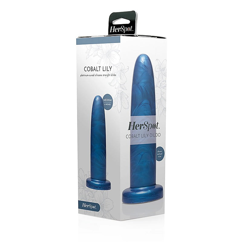Cobalt Lily Ultimate Pleasure Silicone Dildo By Fleshlight - Realistic Dildos