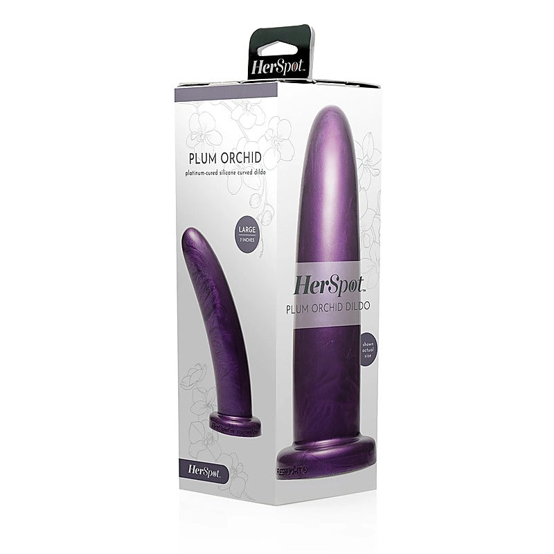 Plum Orchid Realistic Silicone Dildo By Fleshlight - Realistic Dildos