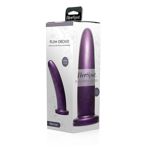 Plum Orchid Realistic Silicone Dildo By Fleshlight - Realistic Dildos