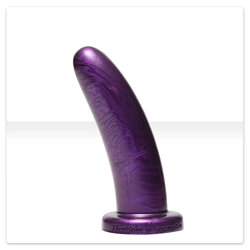 Plum Orchid Realistic Silicone Dildo By Fleshlight - Realistic Dildos