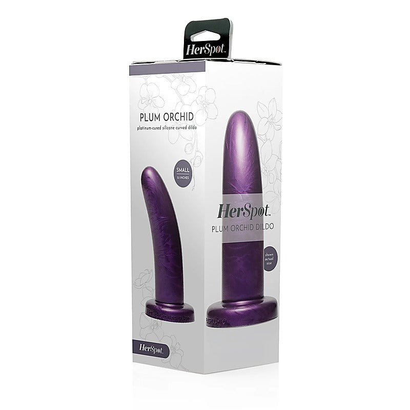 Plum Orchid Realistic Silicone Dildo By Fleshlight - Realistic Dildos
