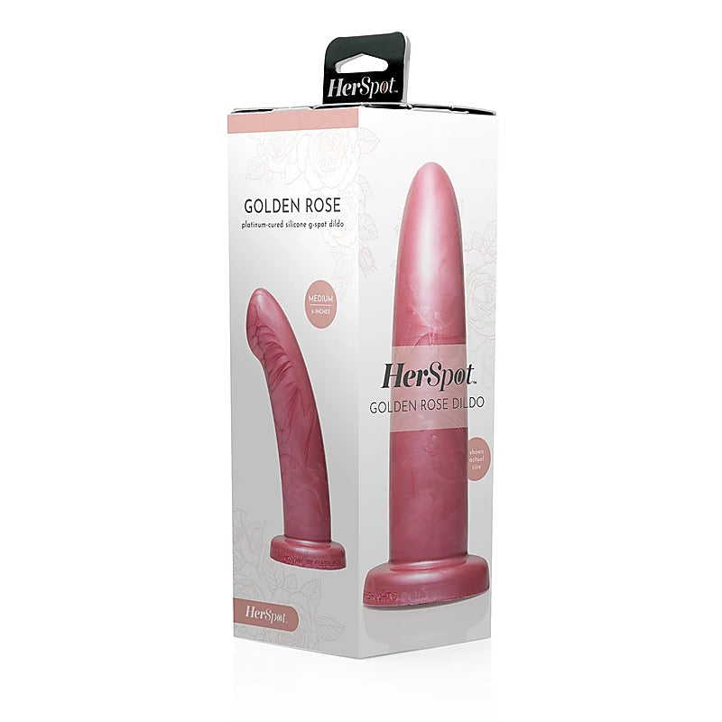 Golden Rose Vaginal And Anal Pleasure Dildo By Fleshlight - Realistic Dildos
