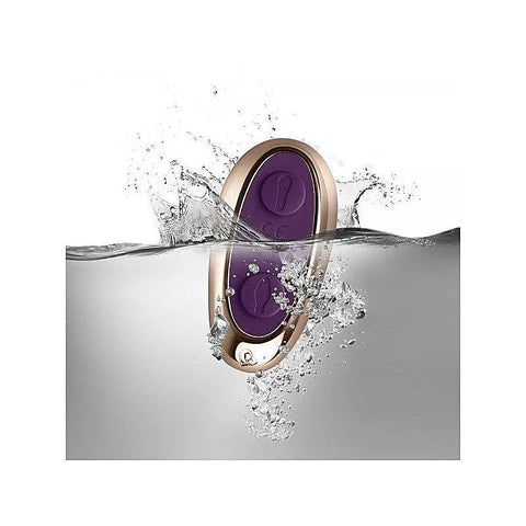 Rocks Off Petite Sensations Desire Remote Control Butt Plug Purple - Butt Plugs