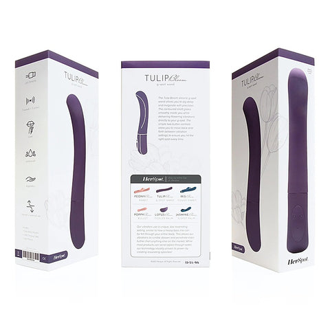 Fleshlight Herspot Tulip Bloom USB Rechargeable G Spot Wand Vibrator