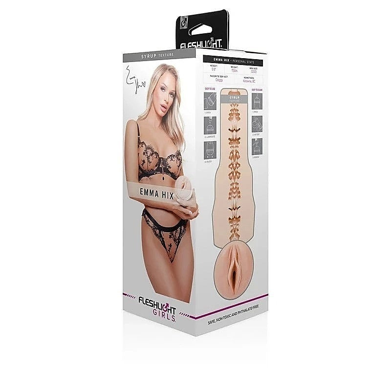 Girls Emma Hix Syrup Realistic Men'S Stroker By Fleshlight - Fleshlight Male Masturbators