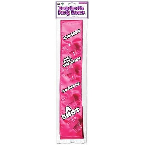 Bachelorette Party Shot Glass Night Party Sash By Pipedream - Party Gifts and Novelties