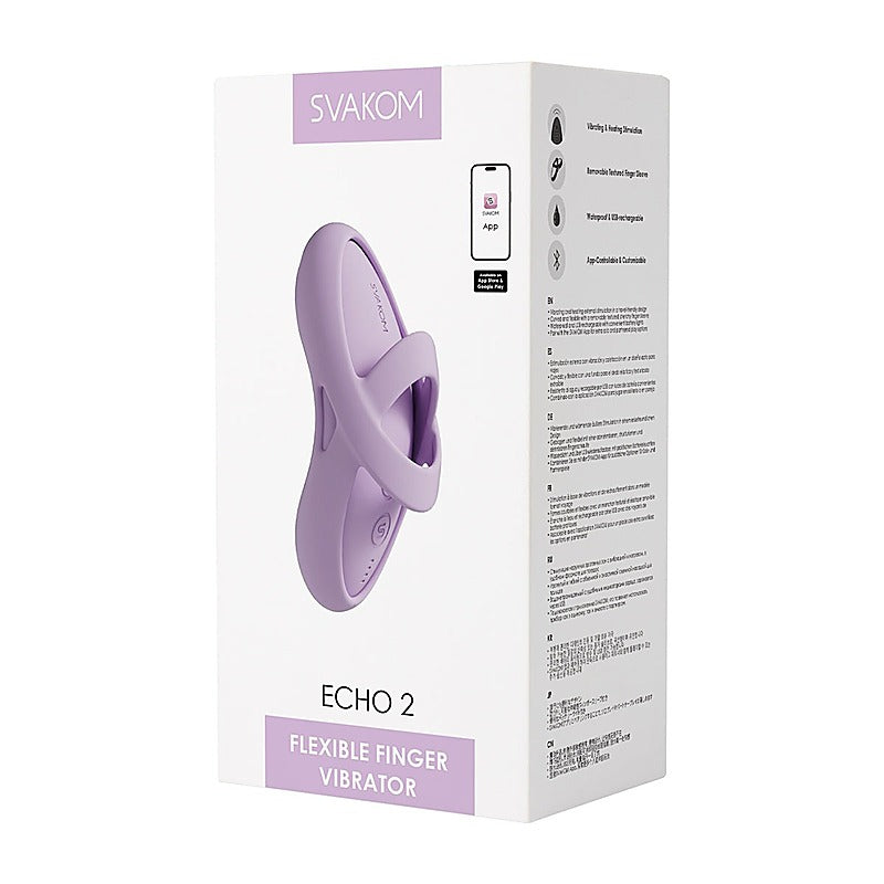 Echo 2 Flexible Finger Vibrator By Svakom - Finger and Tongue Vibrators