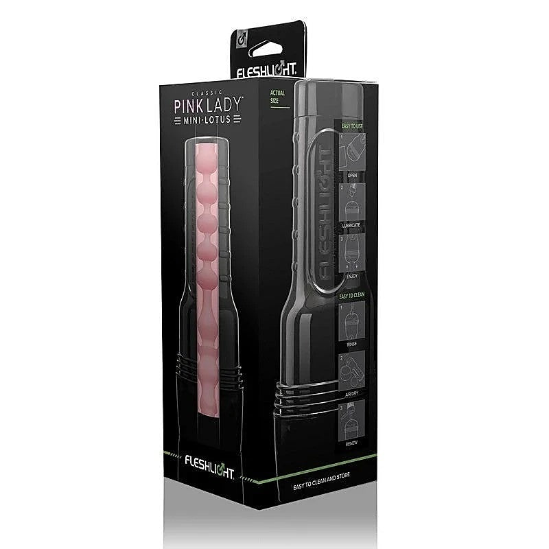 Pink Lady Mini Lotus by Fleshlight - Fleshlight Male Masturbators
