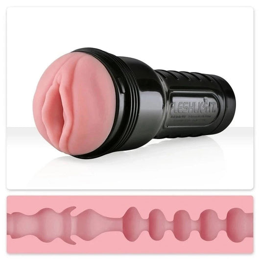 Fleshlight Pink Lady Mini Lotus Realistic Male Masturbator - Fleshlight Male Masturbators