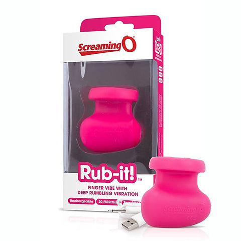 Charged Rub-It Adult Finger Massager By Screaming O - Finger and Tongue Vibrators