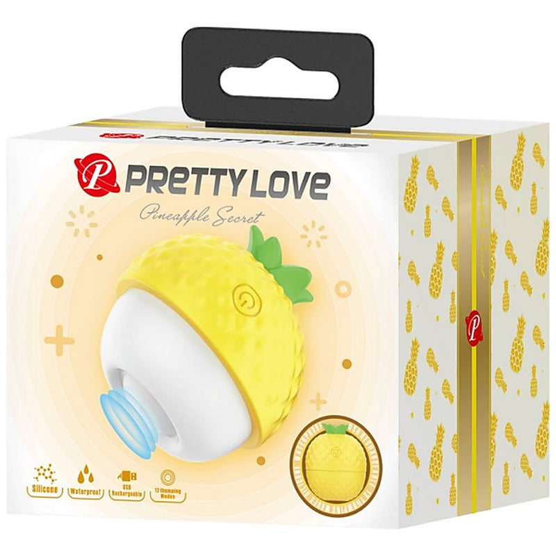 Pretty Love Rechargeable Pineapple Secret Clitoral Vibrator - Clit Ticklers and Pulsators
