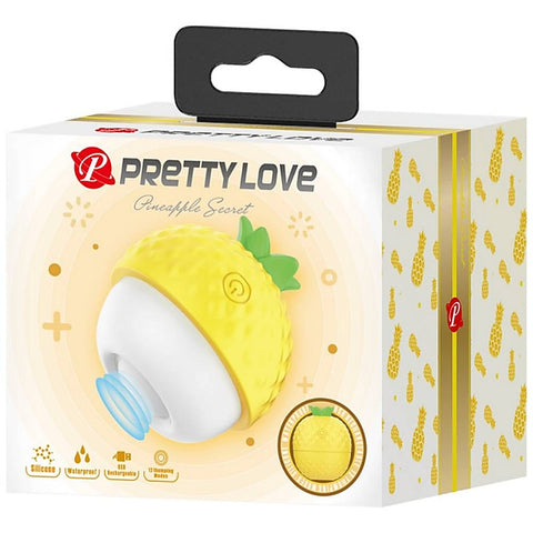 Pretty Love Rechargeable Pineapple Secret Clitoral Vibrator - Clit Ticklers and Pulsators