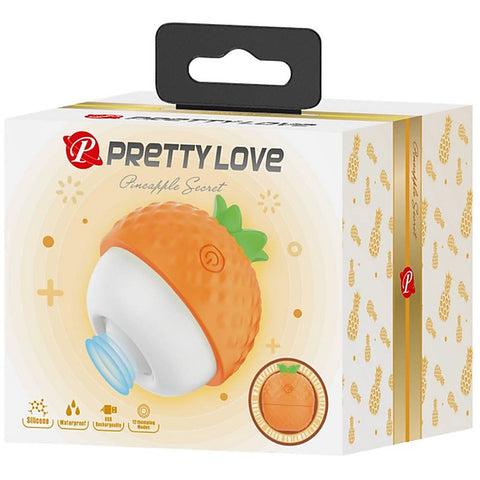 Pretty Love Rechargeable Pineapple Secret Clitoral Vibrator - Clit Ticklers and Pulsators