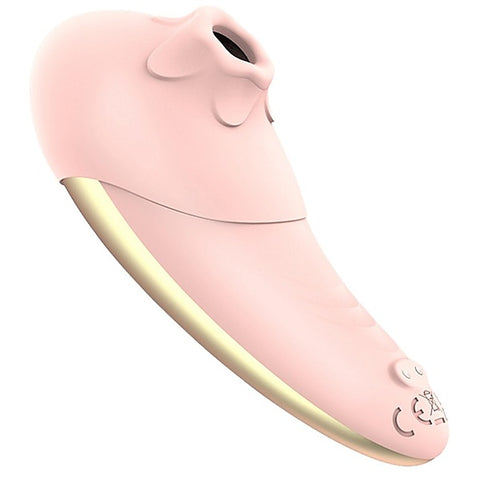 La Viva Hummingbird Tapping and Vibrating Clitoral Massager Pink