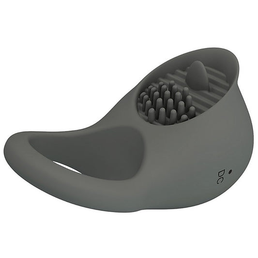 Pretty Love Nimbus 12 Function Master Vibrating Cock Ring Grey - Vibrating Cock Rings