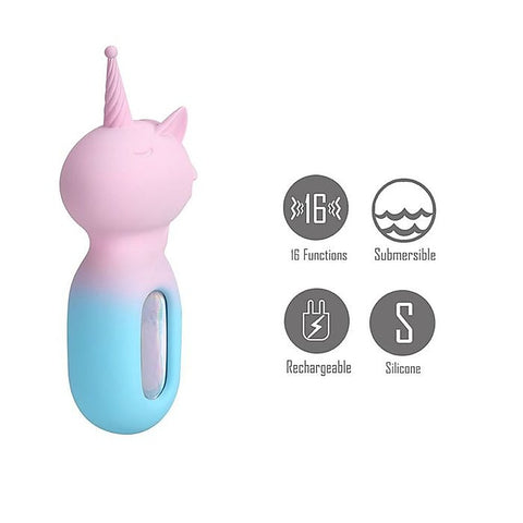 Unie 16 Functions Usb Rechargeable Unicorn Body Wand - Body Wands