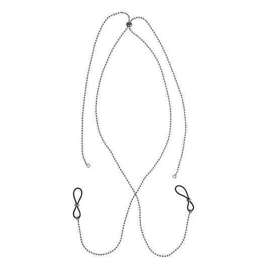 S&M Exs & Ohs Body Jewelry Metal Chain By Sportsheets - Collars and Leads